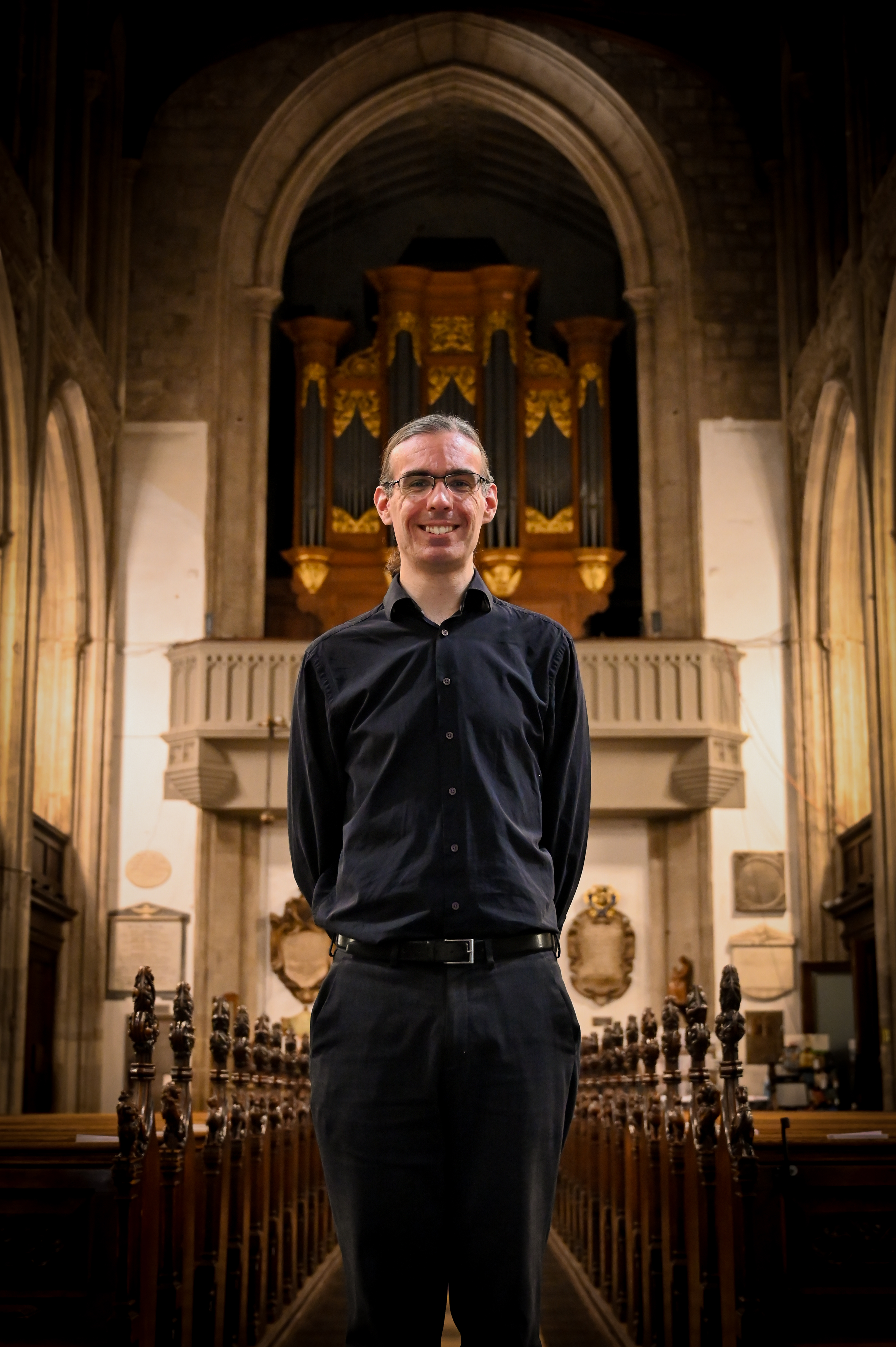 Benedict Todd in Great St Mary’s, the University Church, Cambridge